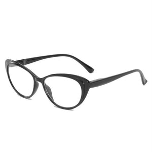 Retro Full Frame Cat Eye Reading Glasses Women Men Clear Lens Presbyopic Prescription Glasses with Diopter Eyewear Frame Unisex