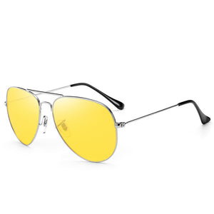 Night Vision Glasses Driver Goggles Unisex Vision Sunglasses Car Driving Glasses Polarized Sunglasses Anti-Glare Glasses UV400