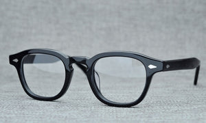 Round Handmade Acetate Frame Women Johnny Depp Glasses Men Brand Designer Computer Goggles Optical Spectacle frame Demi Myopia