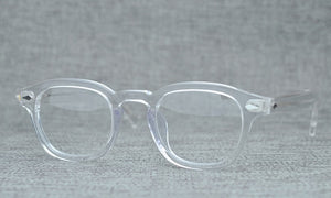 Round Handmade Acetate Frame Women Johnny Depp Glasses Men Brand Designer Computer Goggles Optical Spectacle frame Demi Myopia