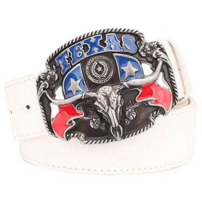 Wild west cowboy personality Men's belt metal buckle bull head American Texas western cowboy style belts trend belt for men gift