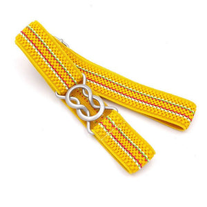 Belt For Jeans Candy Color Stripe 1 Inch Wide Kids Children Elastic Waist Belt For Boys Girls Free Shipping