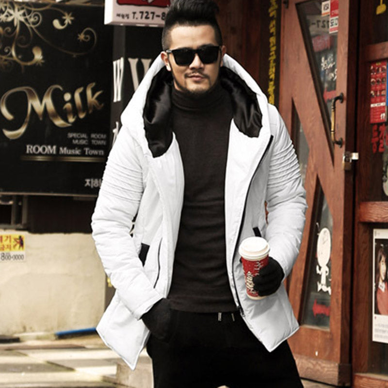 Winter New Men's Jackets Thickening Winter Jackets Mens Cotton Coat Men Warm Parkas Male thick hooded coat outwear F2126