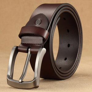 DINISITON men's genuine leather belt luxury brand belts for mens High Quality Cowhide Male Strap Hot Cummerbunds ceinture homme